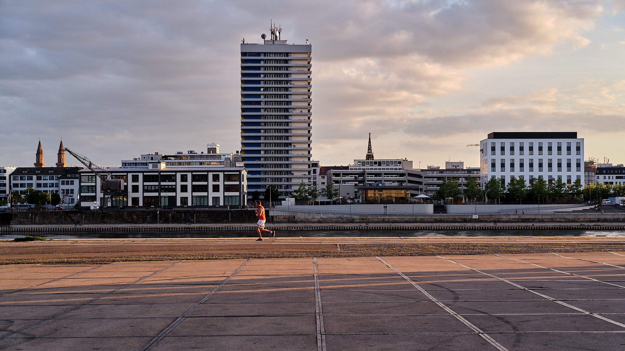 Im Hafen von Mannheim