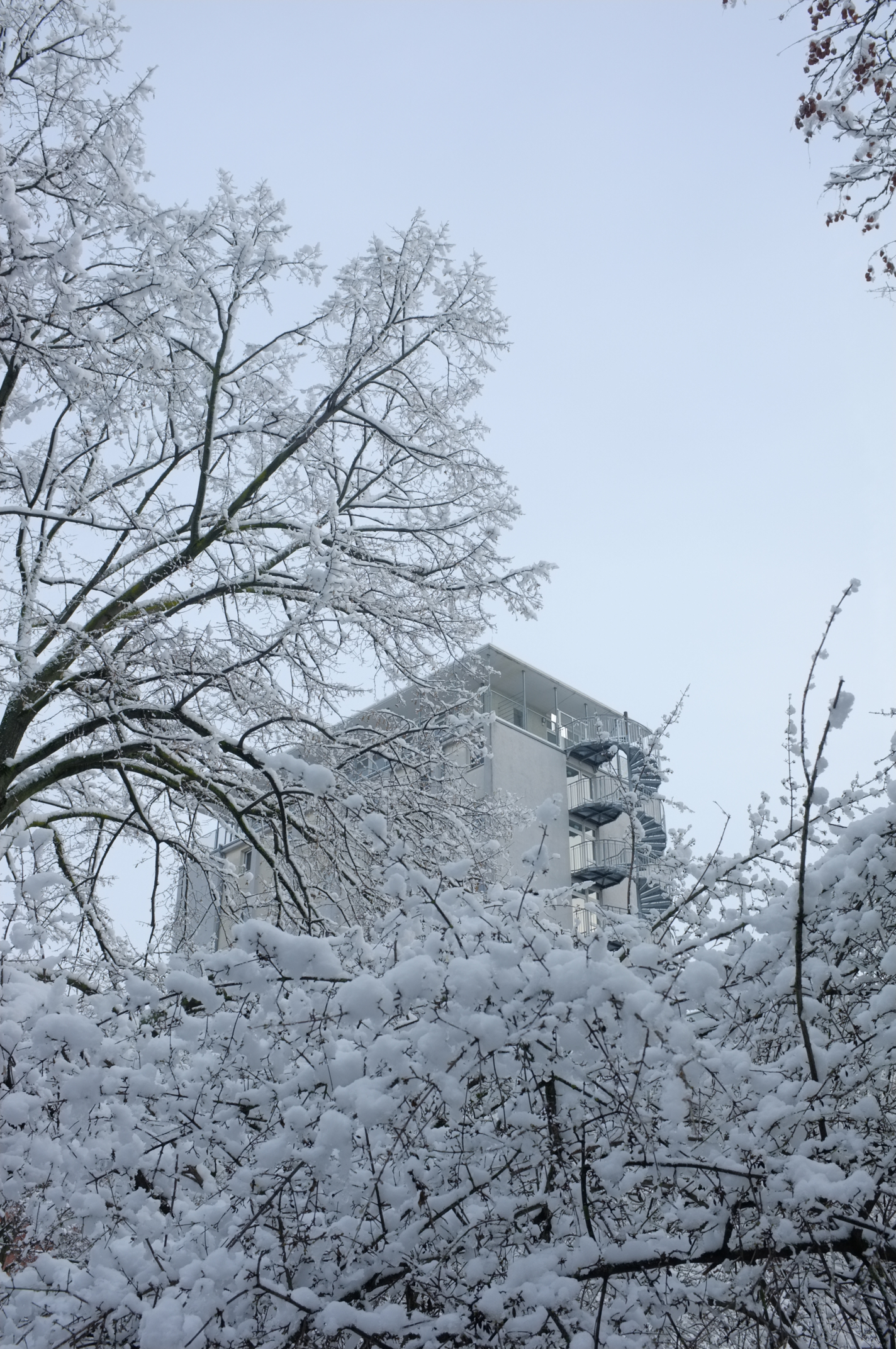 Schnee in Mannheim